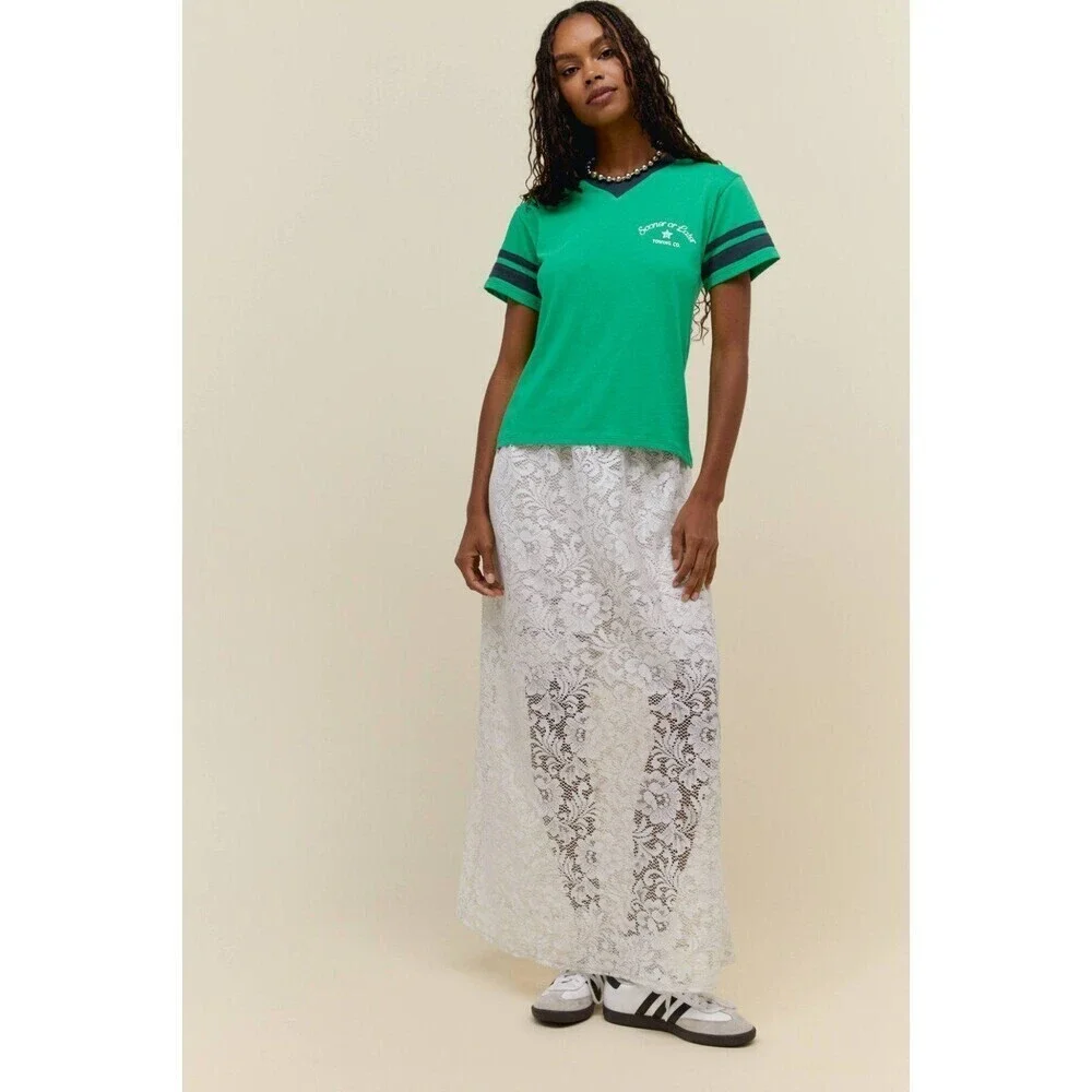 NWT Daydreamer Sporty V-Neck Tee - Picture 3 of 6